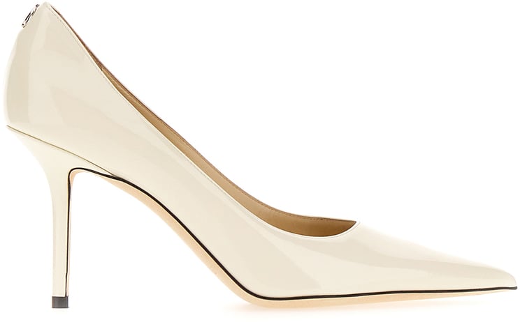 Jimmy Choo Jimmy Choo Ivory leather Love pumps