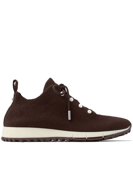 Jimmy Choo Grey Veles Pearl Cashmere Sneakers
