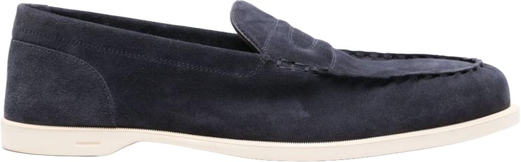 John Lobb Flat Shoes Blu