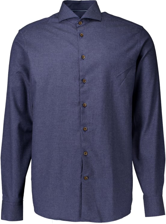 John Miller John Miller  Lange Mouw Overhemden Donkerblauw 5141848