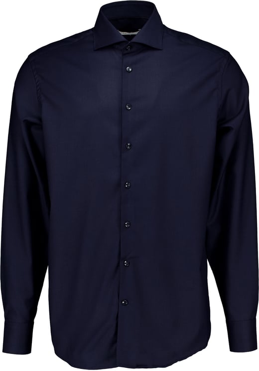 John Miller John Miller 5710412 Lange Mouw Overhemden Donkerblauw 5710412