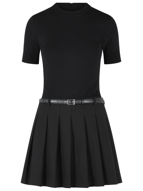 Jonathan Simkhai 'Abbie' Black Polyester Blend Dress