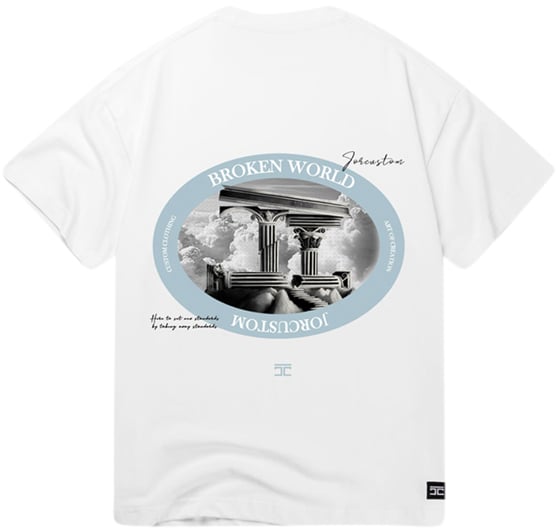 JORCUSTOM Jorcustom Broken World Loose Fit T-Shirt