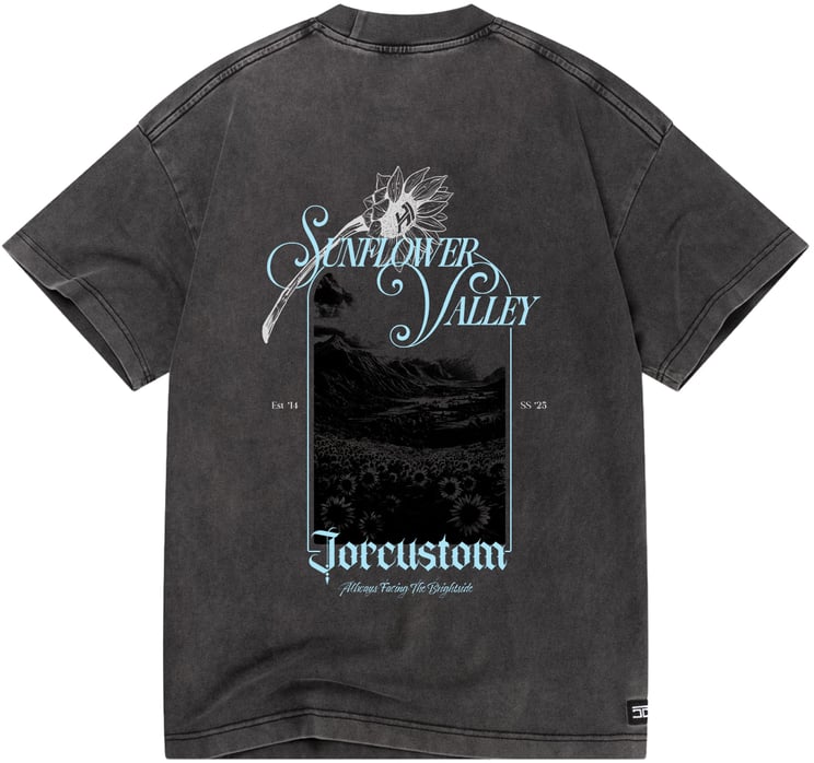 JORCUSTOM Jorcustom Sunflower Valley Loose Fit T-Shirt