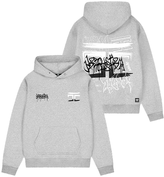 JORCUSTOM Jorcustom Graffiti Fleece Oversized Hoodie