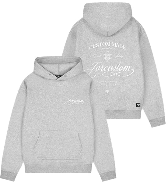 JORCUSTOM Jorcustom Handscript Fleece Oversized Hoodie