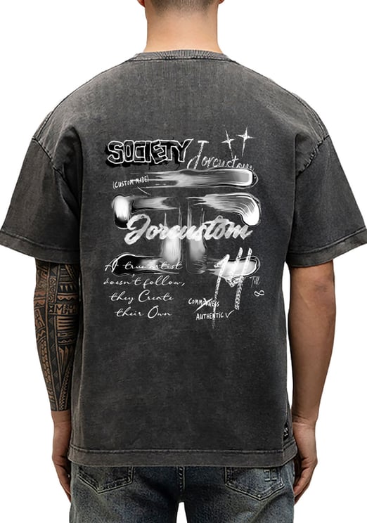 JORCUSTOM ArtistTwo Loose Fit T-Shirt AcidGre