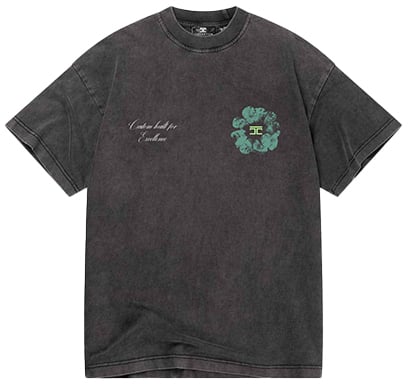 JORCUSTOM Jorcustom Flowers Loose Fit T-Shirt