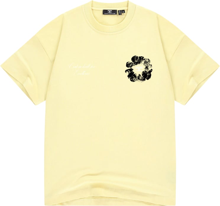 JORCUSTOM Jorcustom Flowers Loose Fit T-Shirt M-SS26-LFTSHIRT-FLOWERS VintageYellow