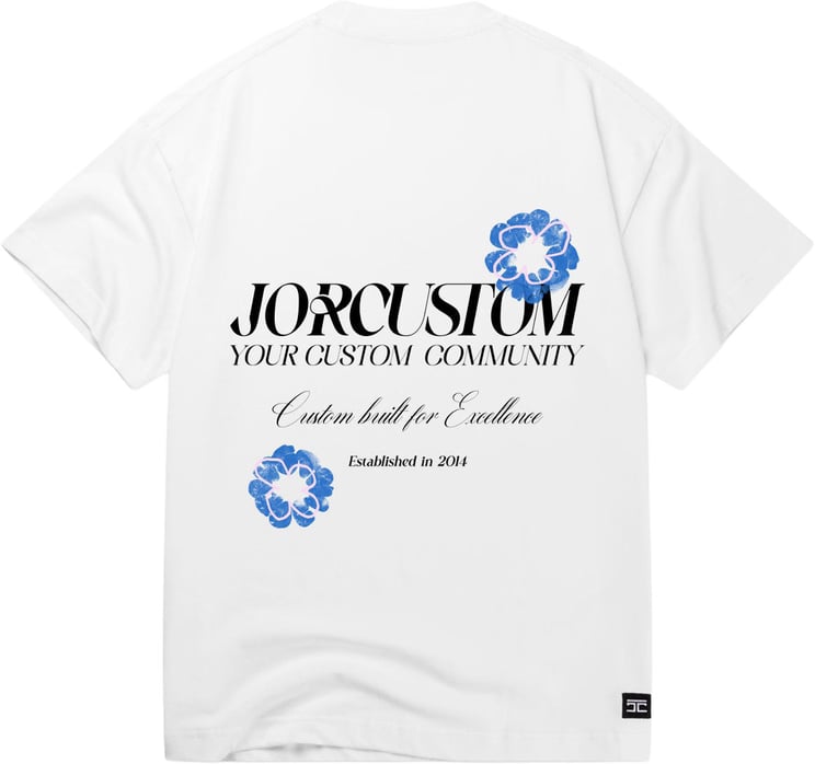 JORCUSTOM Flowers Loose Fit T-Shirt