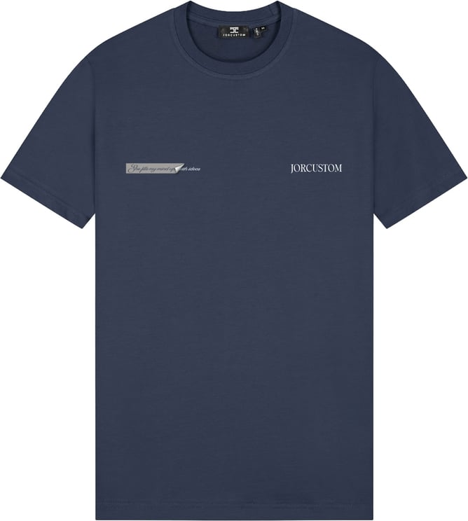 JORCUSTOM Jorcustom Angel2.0 Slim Fit T-Shirt M-SS26-SFTSHIRT-ANGEL2.0 MidnightBlue