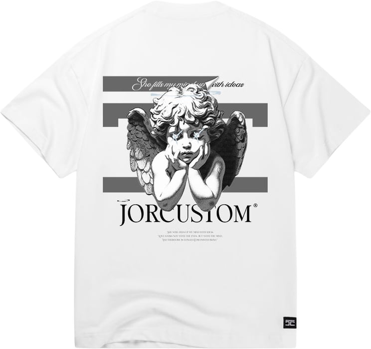 JORCUSTOM Angel 2 0 Lf t-shirt white-acid