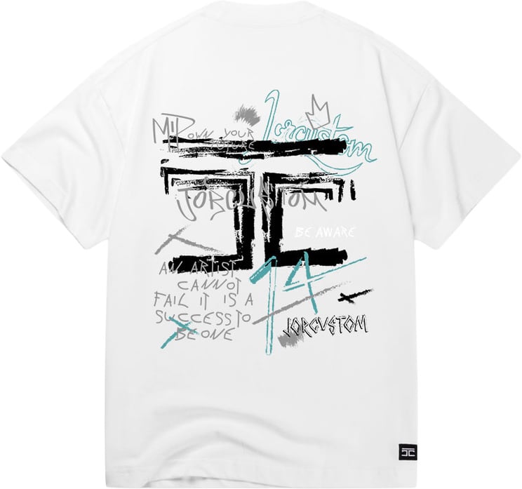 JORCUSTOM Artist Lf t-shirt white-black