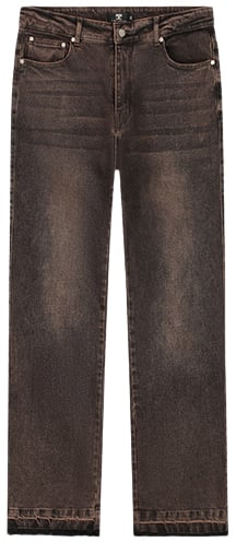 JORCUSTOM Jorcustom Open Hem Denim Straight Fit M-SS26-OPENHEMDENIM Brown