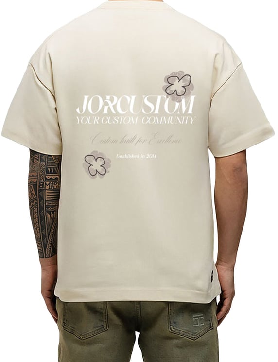JORCUSTOM Flowers Loose Fit T-Shirt