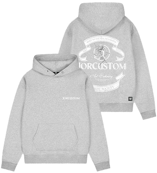 JORCUSTOM Jorcustom Ribbon Fleece Oversized Hoodie