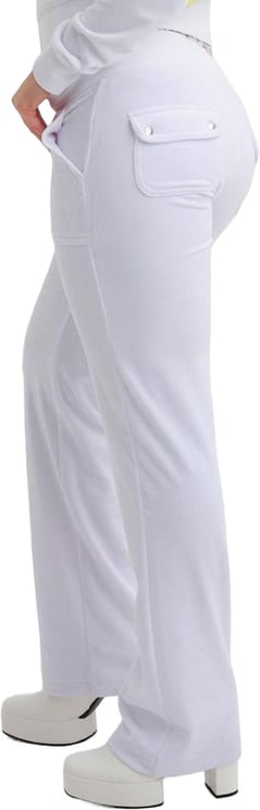 Juicy Couture Juicy Couture White Polyester Casual Pants