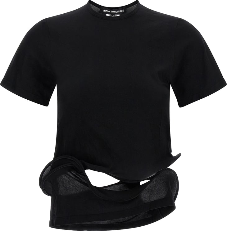 Junya Watanabe Junya Watanabe Black Nylon T-Shirt