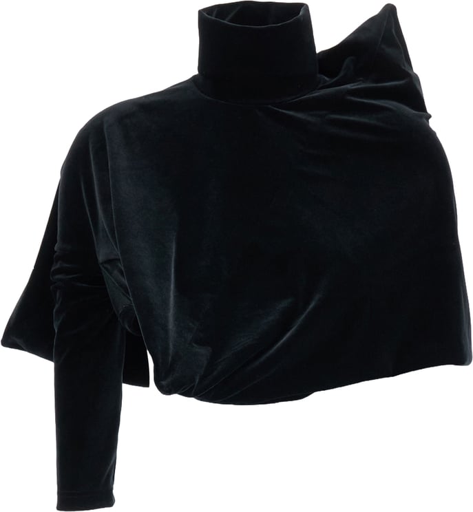 Junya Watanabe Asymmetric Structured Top With High Neckline