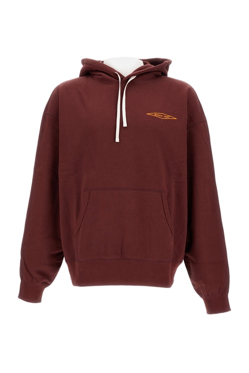 Junya Watanabe Oversized Hooded Sweatshirt With Double-Sided Design And Embroidered Accents