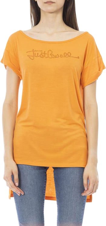 Just Cavalli Just Cavalli Orange Cotton Women T-Shirt