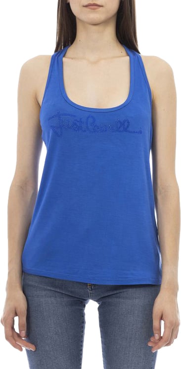 Just Cavalli Just Cavalli Blue Viscose Women Top