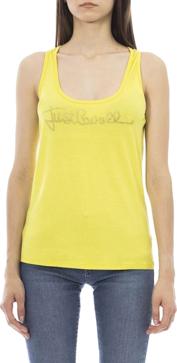 Just Cavalli Just Cavalli Yellow Viscose Women Top