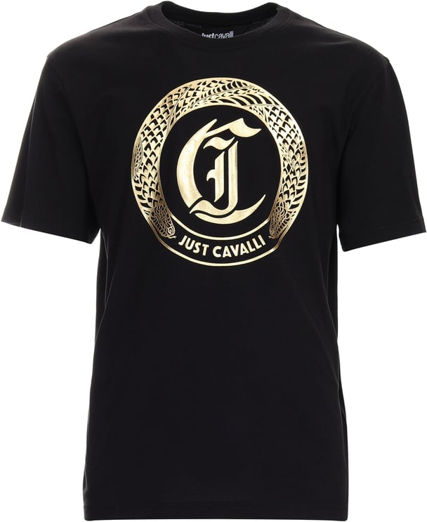 Just Cavalli T-Shirts And Polos Black