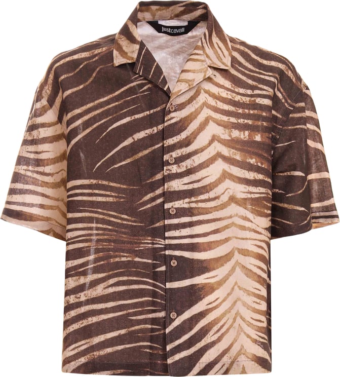 Just Cavalli Shirts Beigemarrone