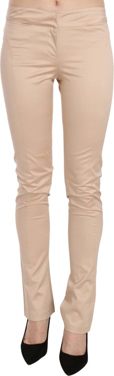 Just Cavalli Just Cavalli Cream Low Waist Skinny Formal Trousers Pants