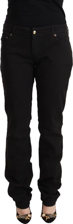 Just Cavalli Just Cavalli Black Mid Waist Denim Cotton Skinny Jeans
