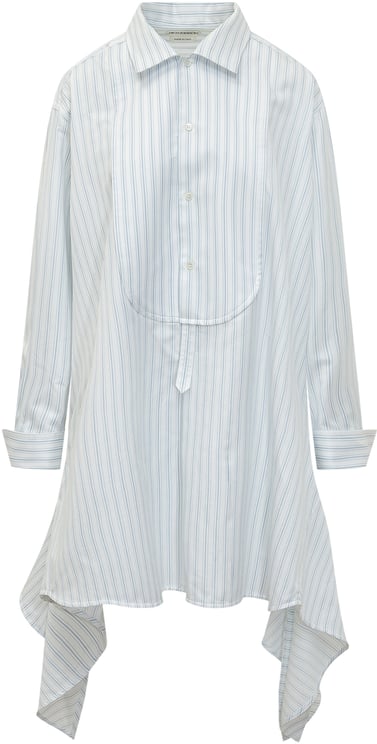 J.W. Anderson Abito Camicia Side Knot con Motivo a Righe
