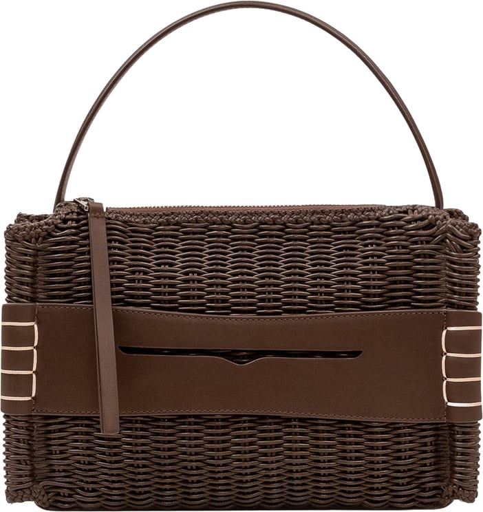J.W. Anderson Borsa Loafer Intrecciata con Manico