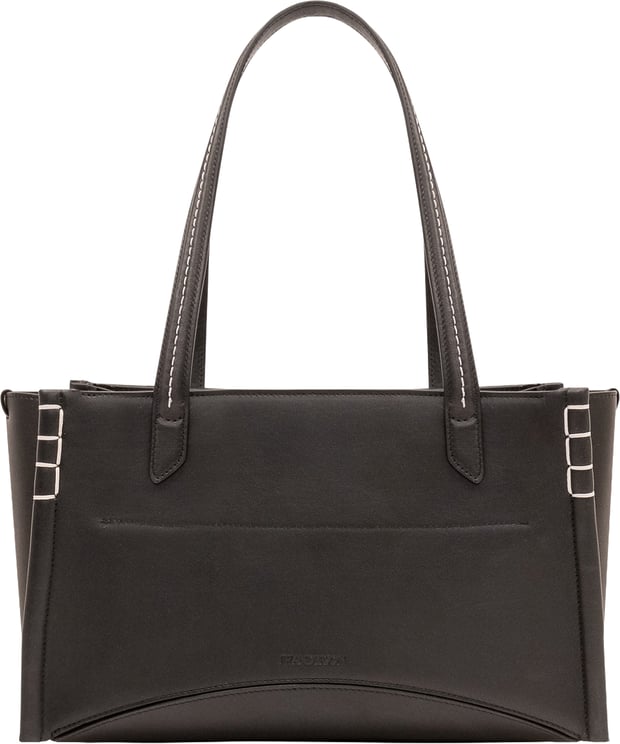 J.W. Anderson Borsa Elongated Loafer Cabas con Impunture a Contrasto