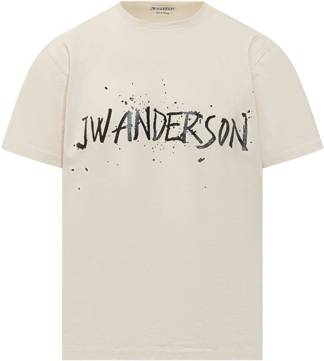 J.W. Anderson T-shirt Circular con Logo Frontale