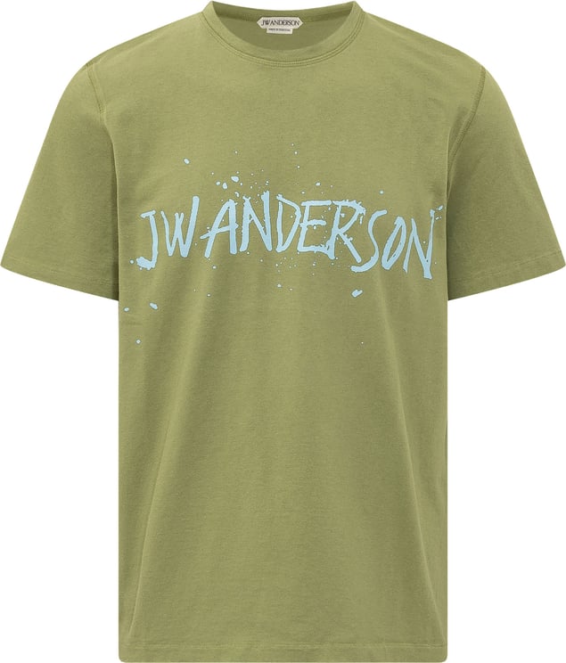 J.W. Anderson T-shirt Circular con Logo Frontale