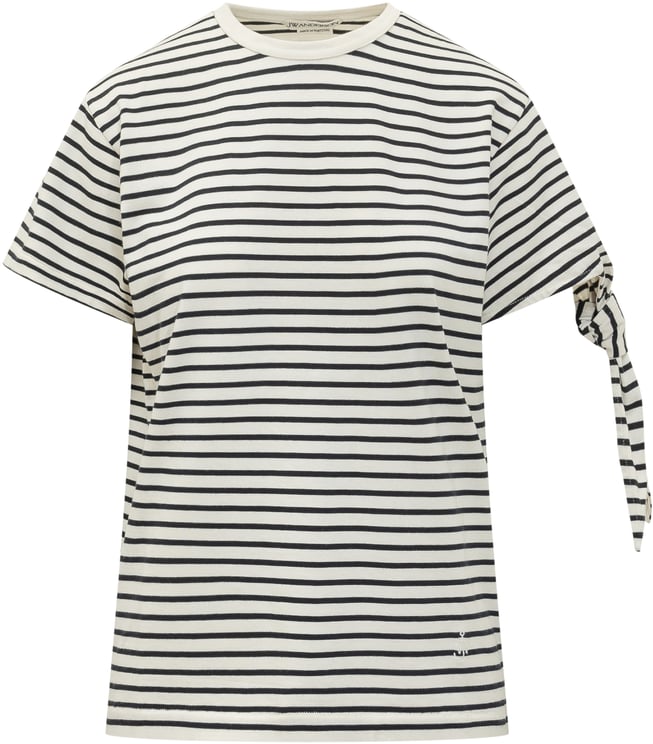J.W. Anderson T-shirt a Righe con Nodo sulla Manica