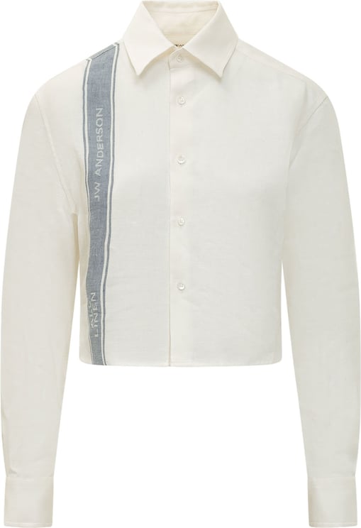 J.W. Anderson Camicia Cropped con Colletto e Banda Laterale