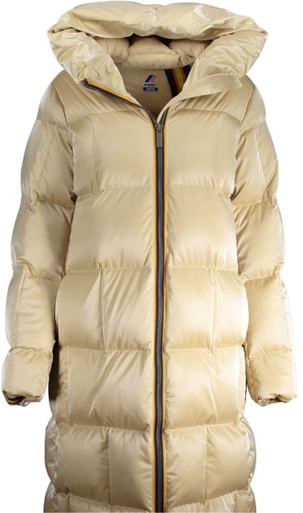 K-WAY K-WAY Beige Polyester Women's Quilted Jacket