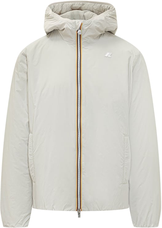 K-WAY Giacca con Cappuccio e Zip Frontale