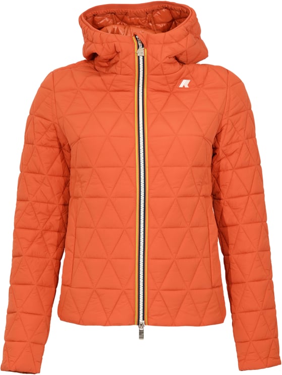 K-WAY Coats Orange Brownish