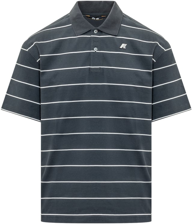 K-WAY Polo a Maniche Corte con Righe