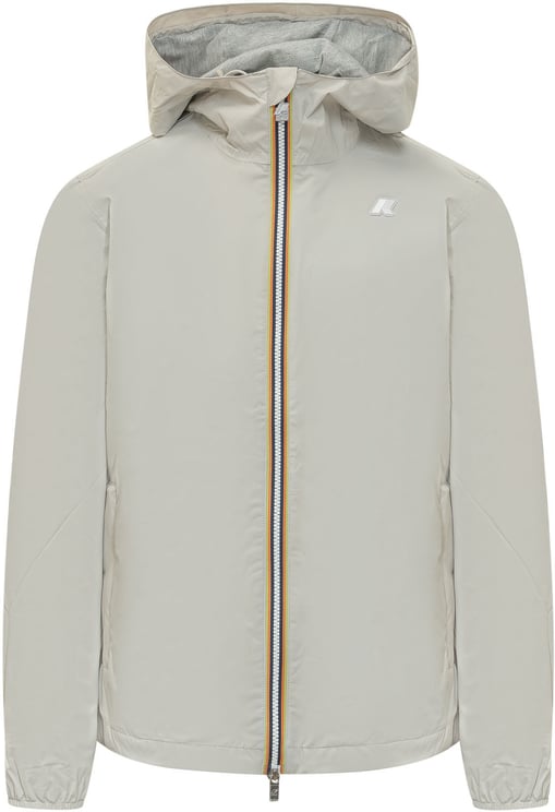 K-WAY Giacca con cappuccio e zip frontale