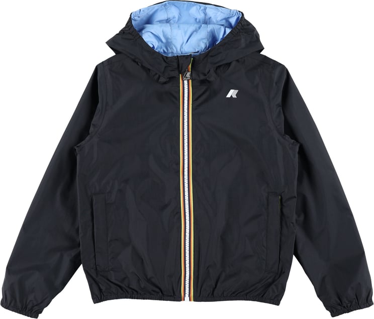 K-WAY Jack Plus Jacket Double Black/Light Blue