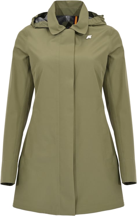 K-WAY Coats Green Lichen