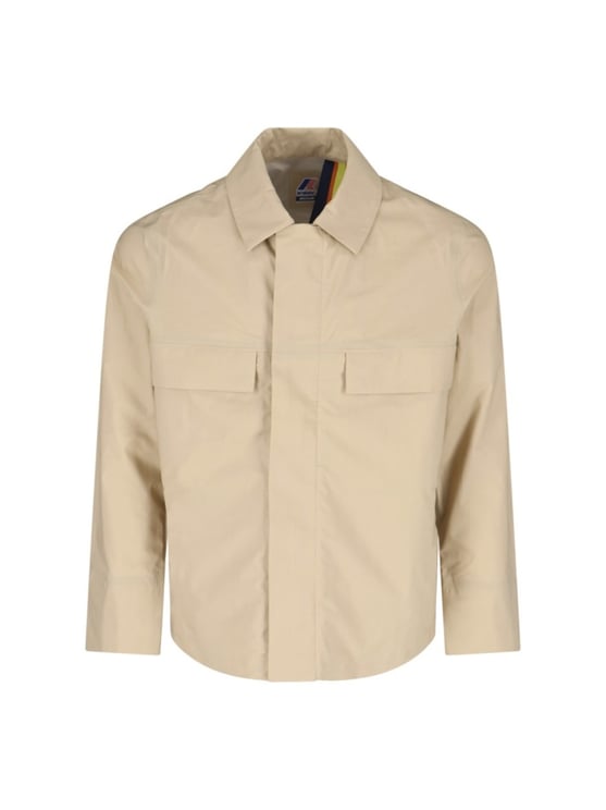 K-WAY Orion' Zip Jacket – Beige