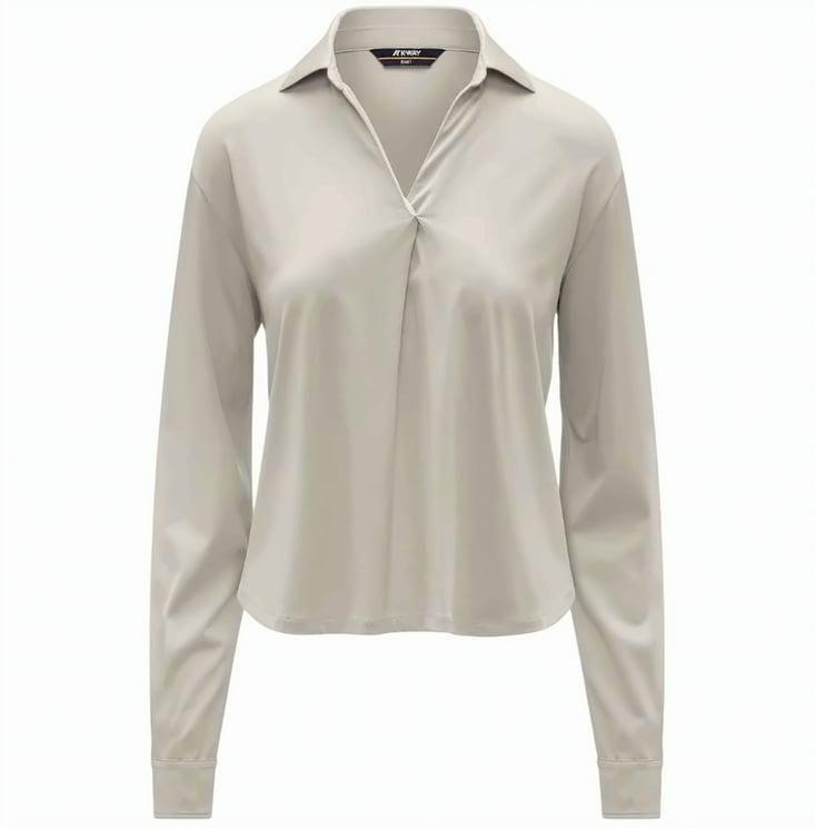 K-WAY Grenerie Cotton Silk Blend Jersey Shirt