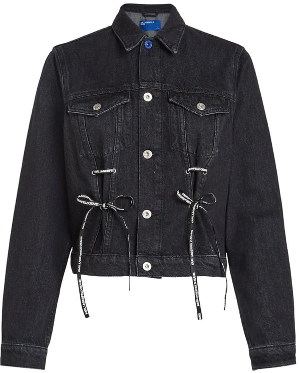 Karl Lagerfeld Tailored Structured Fit Jacket with Refined Detailing