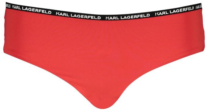 Karl Lagerfeld Karl Lagerfeld Rosso Poliammide Womens Swim Briefs