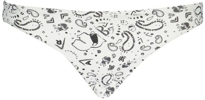 Karl Lagerfeld Karl Lagerfeld White Polyamide Women Swim Brief